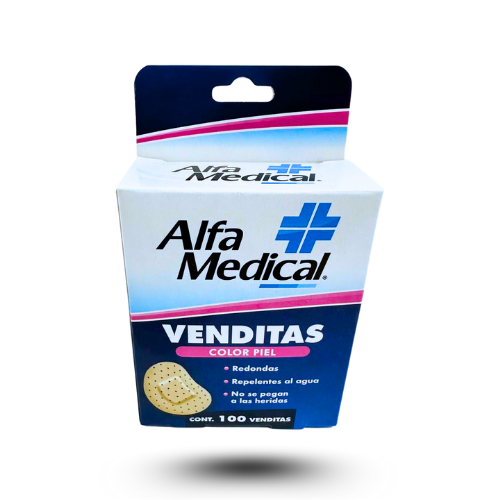 Venditas Adhesivas redondas color piel