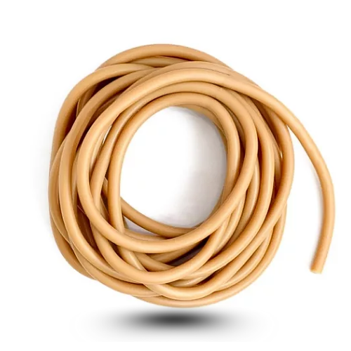 Tubo para aspiración de hule látex color ámbar de 1/4 pulg x 100 (pza. x metro)